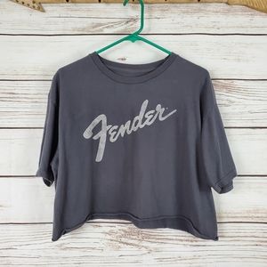 Fender | Cropped Logo Short Sleeve Top